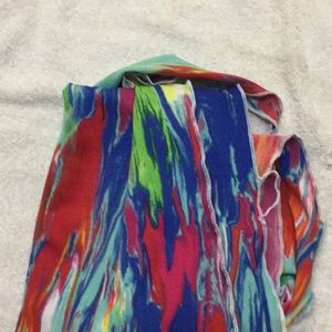 Tie die scarf/top wrap